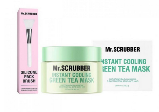 Охлаждающая маска Mr. Scrubber Instant Cooling Green Tea Mask, 5 ml