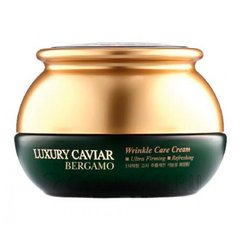 Крем, що омолоджує з екстрактом чорної ікри Bergamo Luxury Caviar Wrinkle Care Cream 50ml