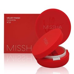 Тональный кушон для лица Missha Velvet Finish Cushion SPF50PA 23 Средний Беж