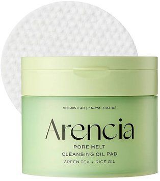 Педи олійні для обличчя очищувальні Arencia Pore Melt Cleansing Oil Pad 50 шт 140g