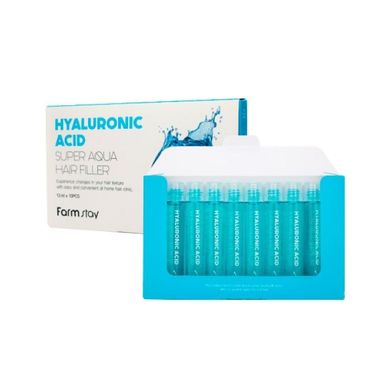 Филлер укрепляющий с Farmstay Hyaluronic Acid Super Aqua Hair Filler 13ml