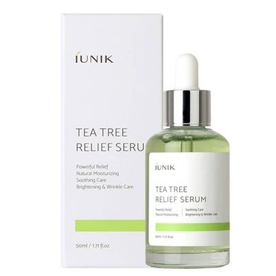 Сироватка лікувальна протизапальна з екстрактом чайного дерева IUNIK Tea Tree Relief Serum 50 ml