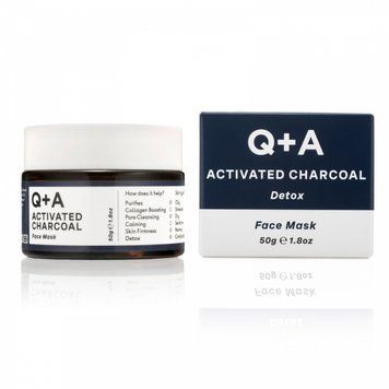 Маска &laquo;Детокс&raquo; с активированным углём для лица Q+A Activated Charcoal Face Mask 50g
