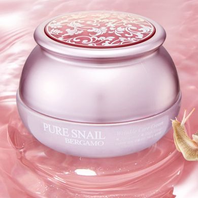 Крем для обличчя з муцином равлика BERGAMO Pure Snail Cream 50g