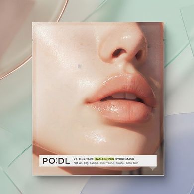 Маска гідрогелева з гіалуроном Podl 2X Tgg Care Hyaluronic Hydromask 42г