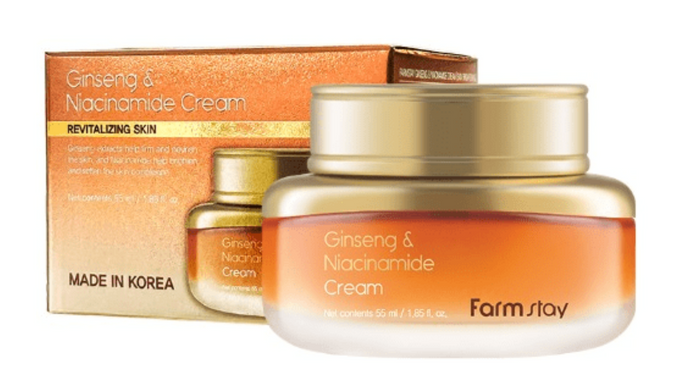 Крем для обличчя FARMSTAY JINSHENG & NIACINAMIDE CREAM 55ml