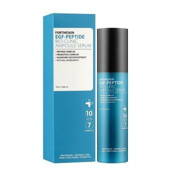 Сыворотка для лица с пептидами Fortheskin EGF Peptide Bio Clinic Ampoule Serum 70ml