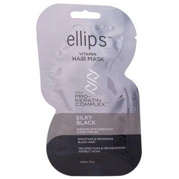 Маска для волосся "Шовкова Ніч" з Про-Кератиновим комплексом Ellips Vitamin Hair Mask Silky Black 18