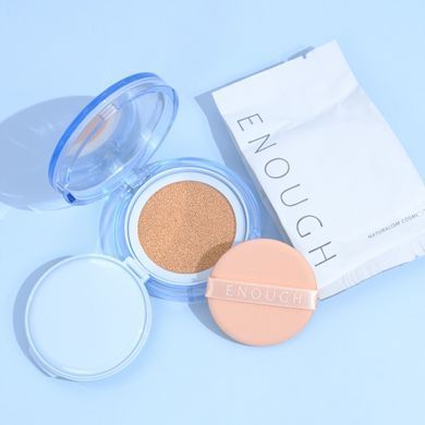 Кушон ENOUGH Glow Filter Cushion SPF 50+ PA++++#21 12g(+12g)