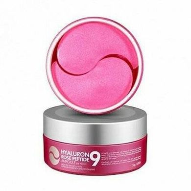 Патчі з пептидами та трояндою MediPeel Hyaluron Rose Peptide Eye Patch Зволожуючі Відновлюючі