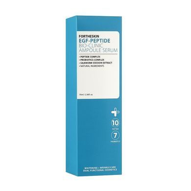 Сыворотка для лица с пептидами Fortheskin EGF Peptide Bio Clinic Ampoule Serum 70ml