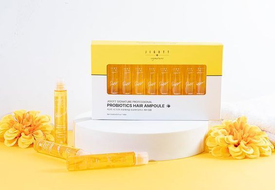 Ампула для волос с пробиотиками Jigott Signature Professional Probiotics Hair Ampoule 13ml