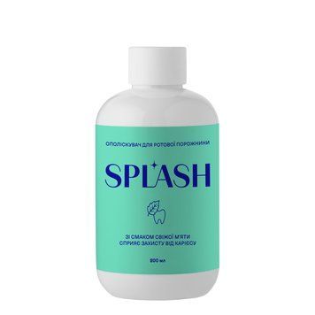 Ополіскувач для ротової порожнини зі смаком свіжої м&rsquo;яти Splash 200 ml