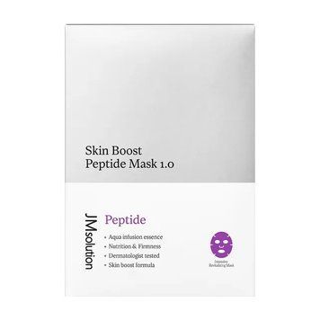 Тканевая маска для лица с пептидами JMSOLUTION SKIN BOOST PEPTIDE MASK 1.0