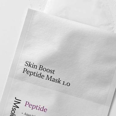 Тканинна маска для обличчя з пептидами JMSOLUTION SKIN BOOST PEPTIDE MASK 1.0
