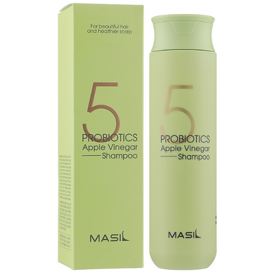 Безсульфатний шампунь з проботиками та яблучним оцтом Masil 5 Probiotics Apple Vinegar Shampoo 300ml