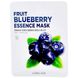 Тканевая маска для лица с экстрактом черники Lebelage Fruit Blueberry Essence Mask