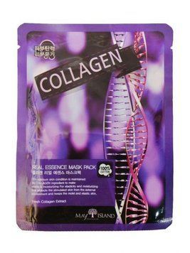 Тканевая маска с коллагеном для лица May Island Real Essense Collagen Mask Pack 25ml