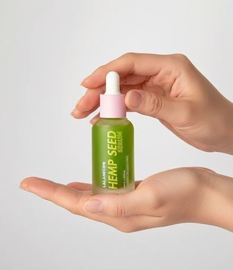 Заспокійлива сироватка для обличчя з екстрактом насіння коноплі Lalarecipe Hempseed Serum 30 ml