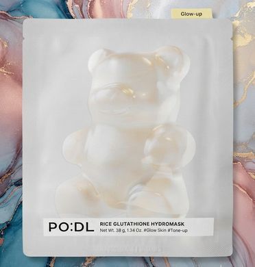 Маска гідрогелева з глутатіоном і екстрактом рису Podl Rice Glutathione HydroMask 38г
