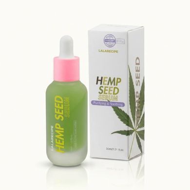 Успокаивающая сыворотка для лица с экстрактом семян конопли Lalarecipe Hempseed Serum 30 ml