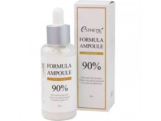 Сыворотка укрепляющая с улиточным муцином Esthetic House Formula Ampoule Gold Snail 80ml