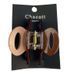 Заколка для волос CHACOTT France hair clip Retro Brown 5,5x4см