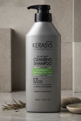 Шампунь для нормальної та сухої шкіри голови KeraSys Hair Clinic Dry Scalp Deep Cleansing 400мл