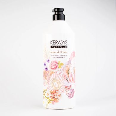 Парфюмированный шампунь для всех типов волос - Kerasys perfume shampoo(sweet and flowery) 1000 мл