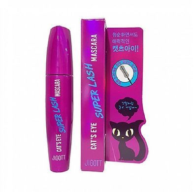 Подовжувальна туш для вій Jigott Cat`s Eye Super Lash Mascara 12g