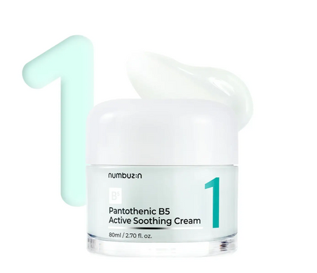 Успокаивающий крем для лица Numbuzin Pantothenic B5 Active Soothing Cream 80ml