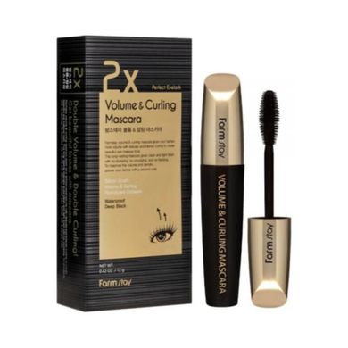 Туш для вій з ефектом об'єму та підкручування FarmStay Volume Curling Mascara 12g