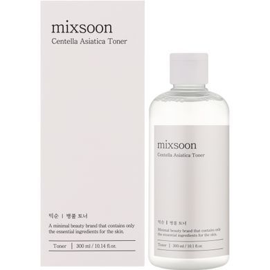 Заспокійливий тонер із екстрактом центелли MIXSOON Centella Asiatica Toner 300ml