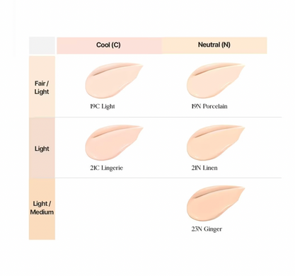 Кушон CLIO Kill Cover Mesh Glow Essential Cushion SPF50+, PA++++ 19C Light