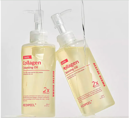 Гидрофильные масла для лица с лактобактериями MEDI-PEEL Red Lacto Collagen Cleansing Oil(2.0)200ml
